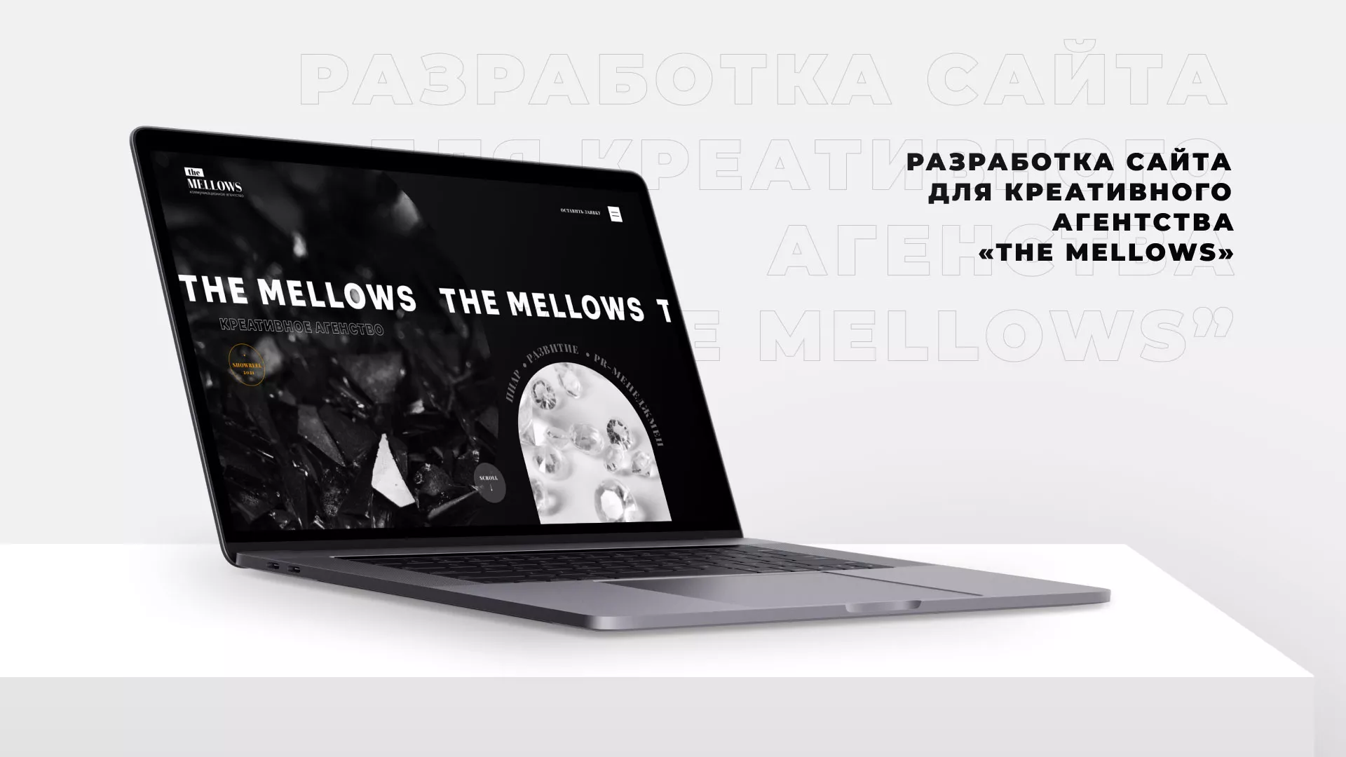 Разработка сайта креативного агентства «The Mellows» в Строителе